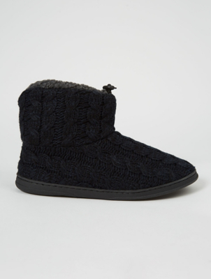 ladies slipper boots asda