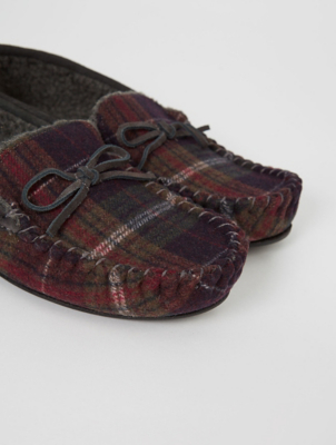 asda mens moccasin slippers