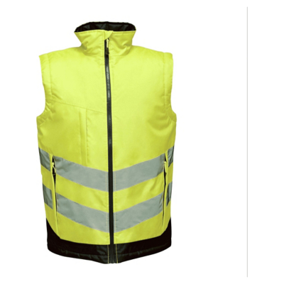 George Regatta Adult Professional Hi Vis Pro Body Warmer - Yellow