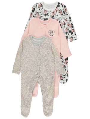 baby girl sleepsuits asda