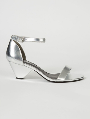 silver sandals asda