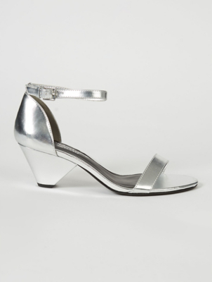 george asda silver sandals