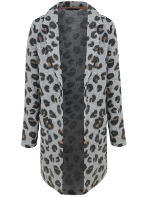 fleece coatigan