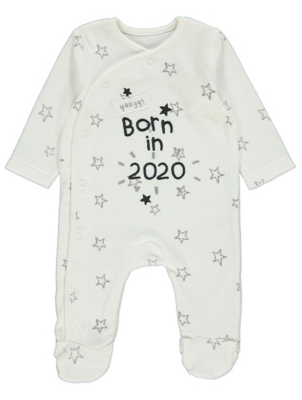 born in 2019 baby sleepsuit