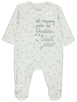 asda christmas sleepsuit