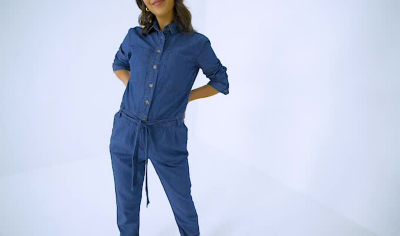 asda denim jumpsuit