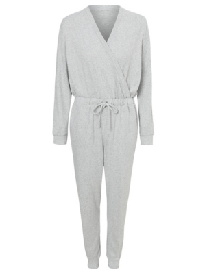 grey all in one jumpsuit