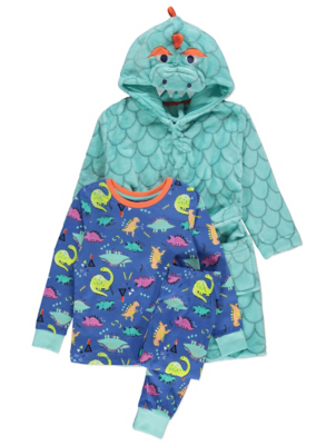 dinosaur dressing gown