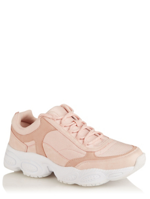 womens pink chunky trainers