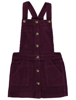 asda burgundy pinafore