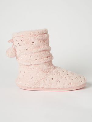 asda ladies boot slippers