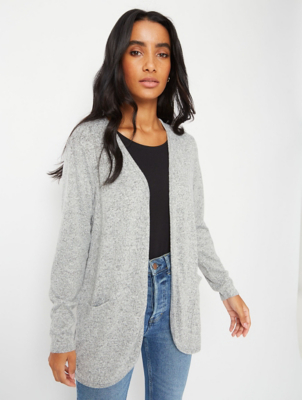 grey soft cardigan