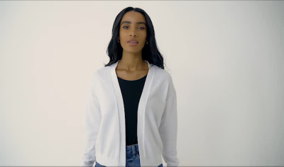 white cardigan asda