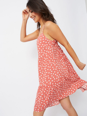 asda george polka dot dress