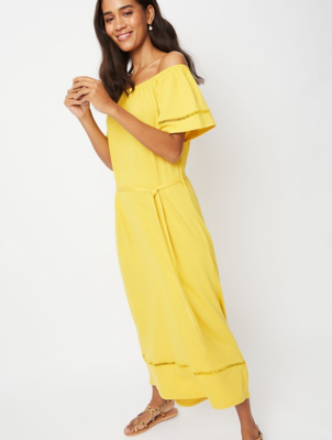 asda yellow dress