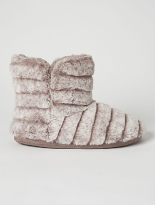 ladies slipper boots asda