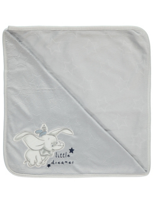 dumbo white fleece shawl