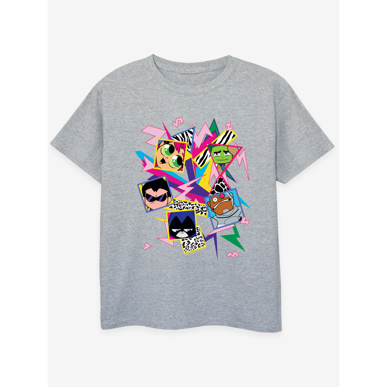 George Grey Nw2 Teen Titans Go 80S Icons Kids Printed T-Shirt