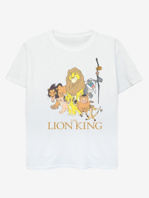 NW2 The Lion King Group Kids White Printed TShirt Kids at ASDA