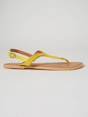 toe post slingback sandals