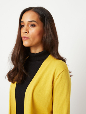 asda mustard cardigan