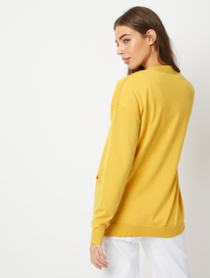 asda mustard cardigan