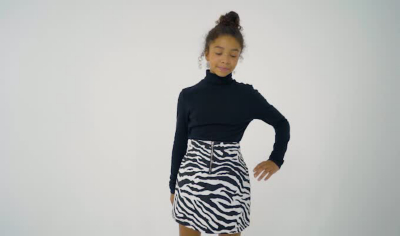 asda george zebra print skirt