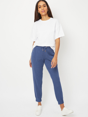 Blue Brushback Jogging Bottoms | Women | George at ASDA