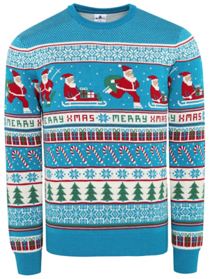 men's grinch christmas jumper