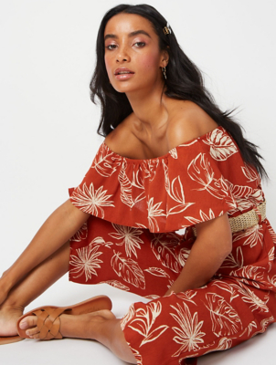 asda bardot jumpsuit