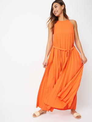 asda orange dress