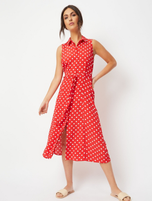 asda polka dot dress