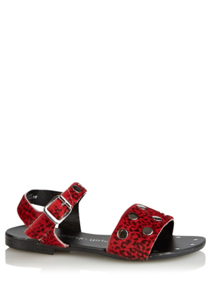 asda leopard print sandals