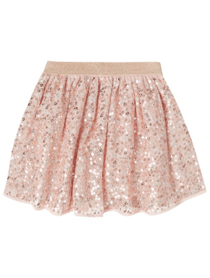 gold sequin skirt asda