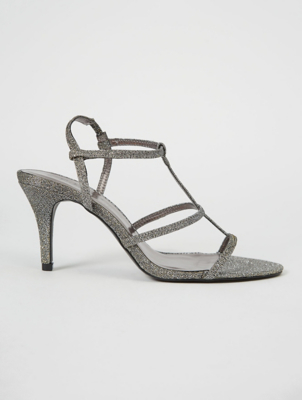 silver sandals asda