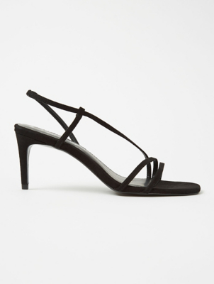 asda black sandals