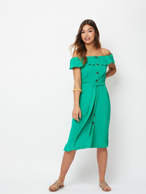 asda green dress