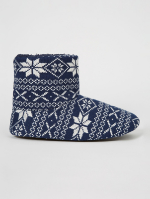 asda mens slipper boots