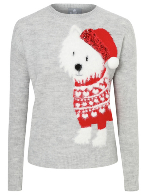 ladies jumpers with dogs on