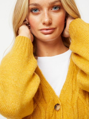 ochre ladies cardigan