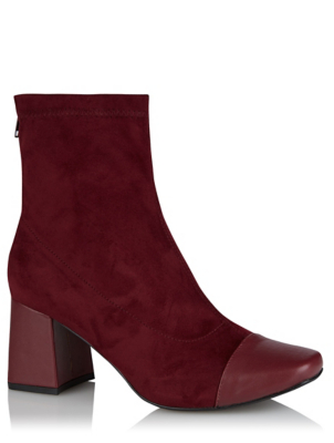 asda burgundy boots