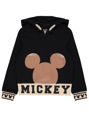 mickey mouse hoodie black
