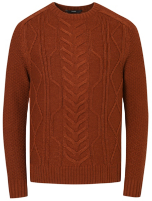 orange chunky jumper