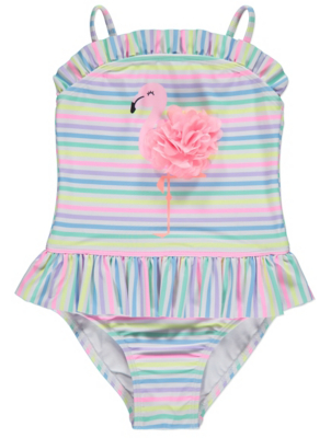 asda baby girl swimming costume