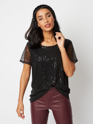 sequin top asda