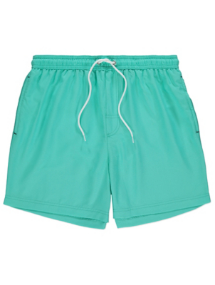 mint green swim shorts