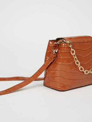 tan croc bag