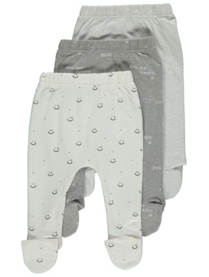 white baby joggers