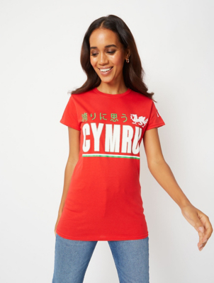 asda red t shirt