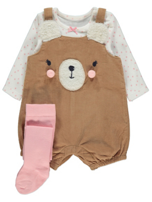 teddy baby overall